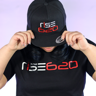 Rise 620 Black Snapback Hat